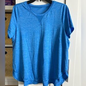 Danskin workout top L blue